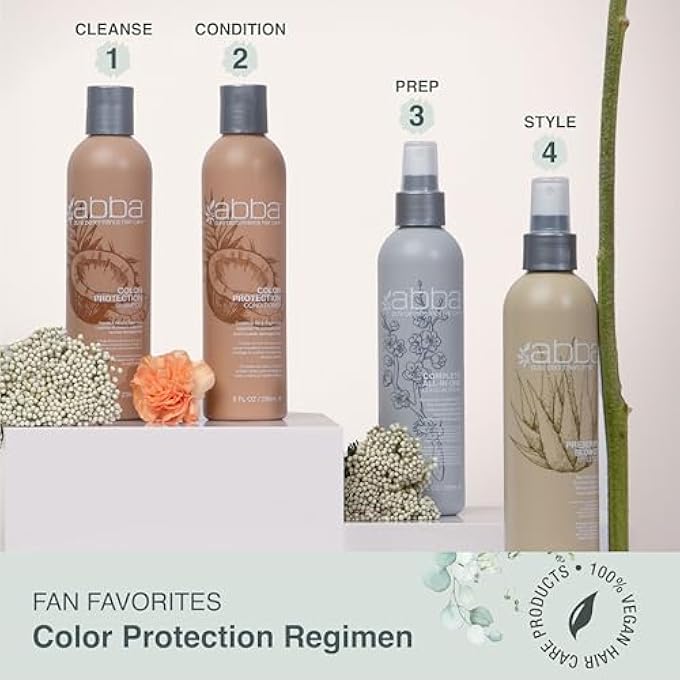 ABBA COLOR PROTECTION CONDITIONER FOR CHEMICALLY TREATED HAIR, SULFATE FREE, 236 ML - Image 2